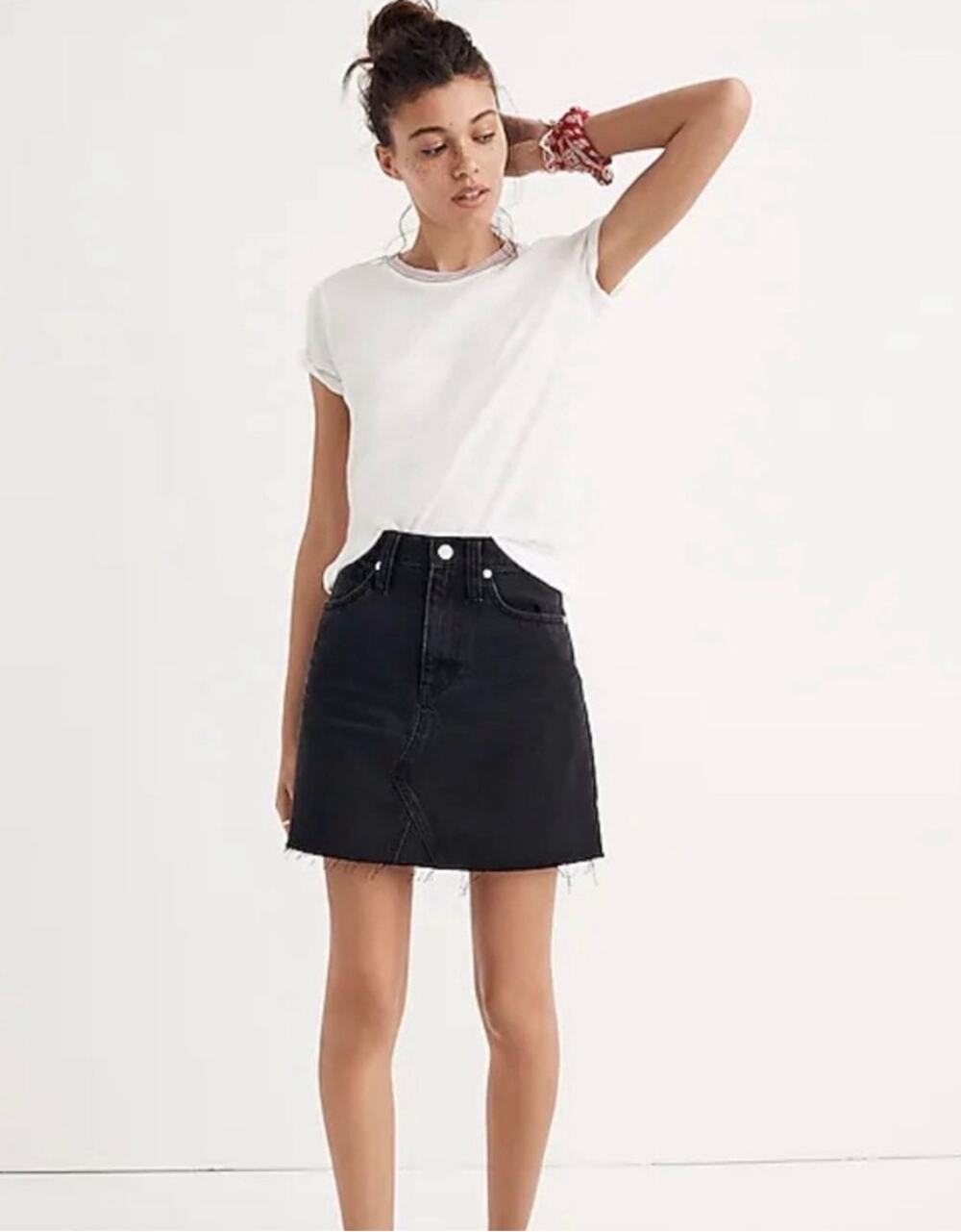 Madewell Denim Frisco Mini Skirt Size 28